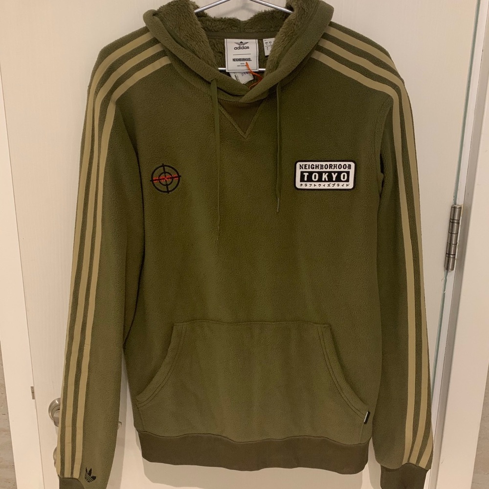 Adidas X Neighborhood Hoodie - Trace Olive